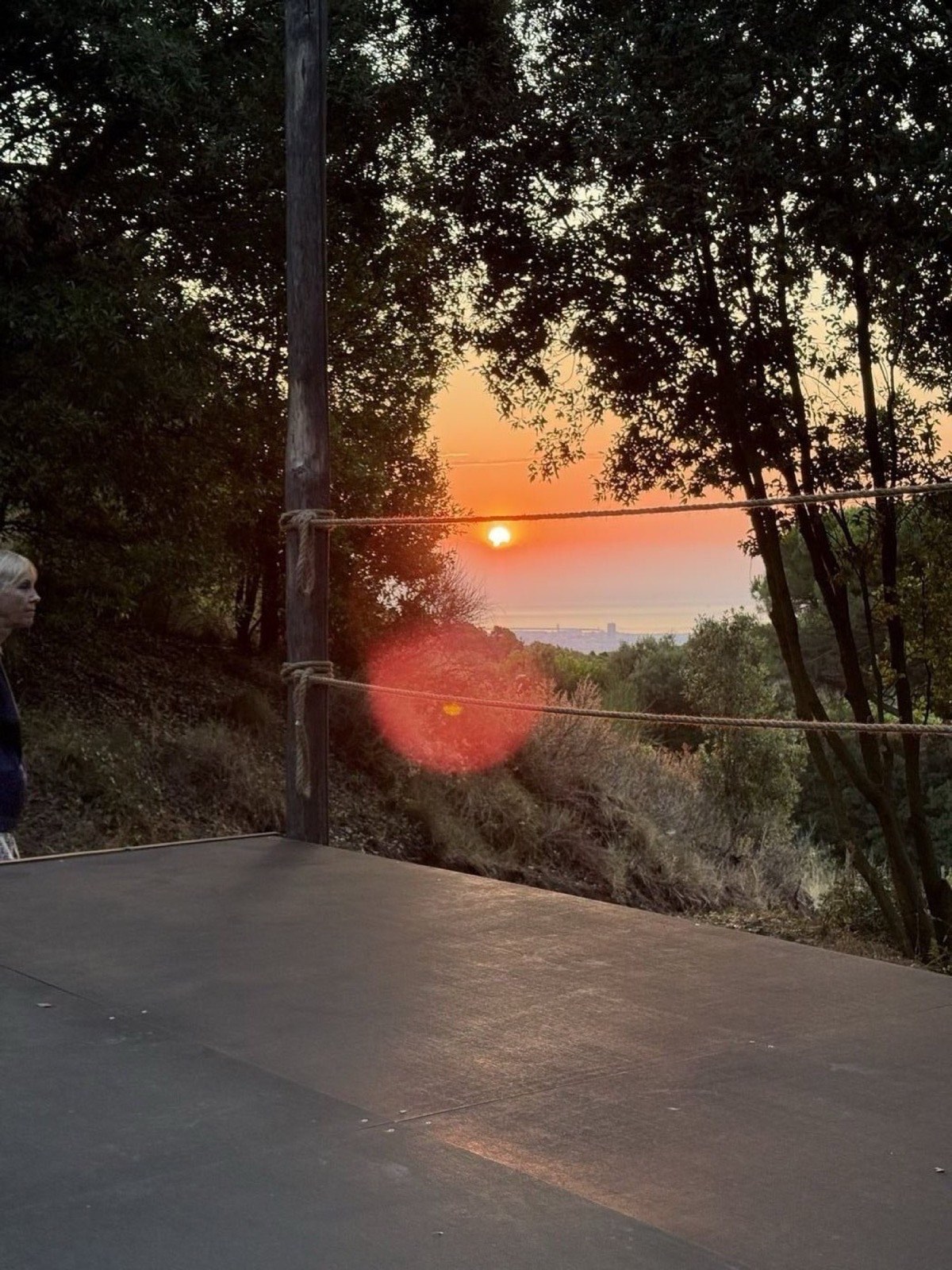 Tramonto sulla Pedana