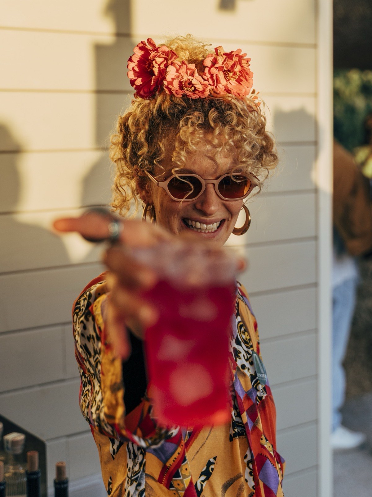 Servizio bar durante evento privato a Villa Sambuca