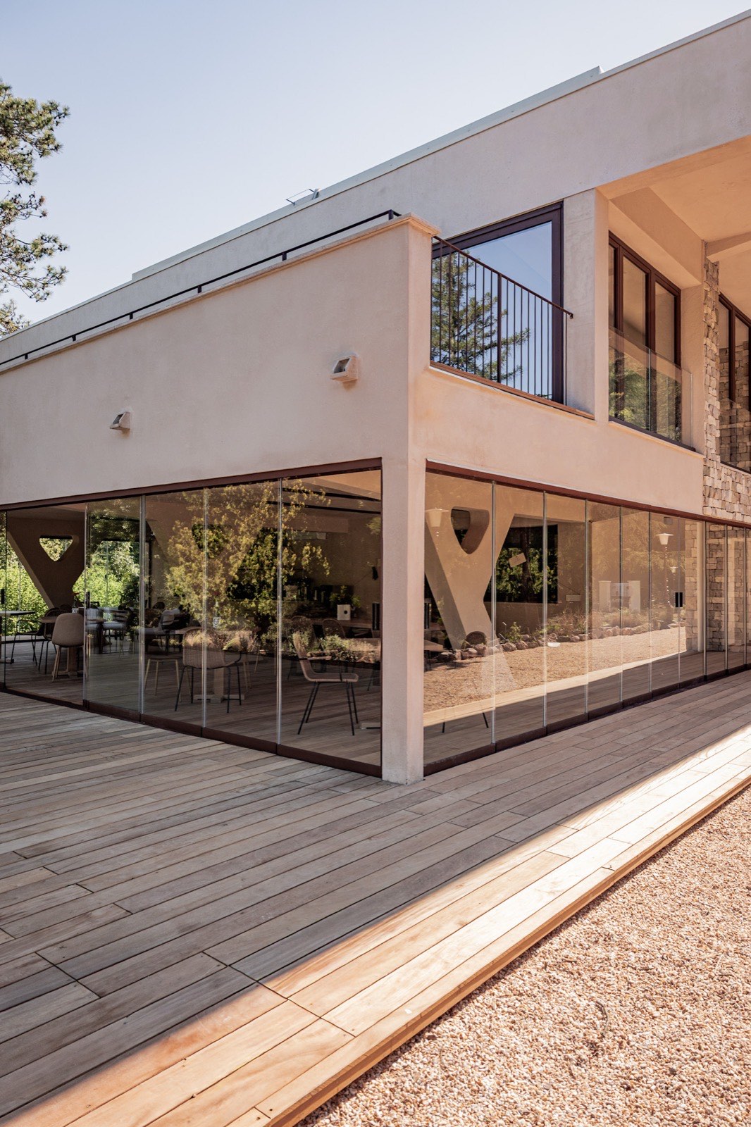 Villa Sambuca, vista esterna della facciata